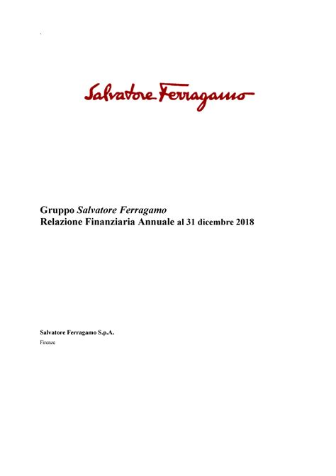 ferragamo finanziaria s.p.a.|ferragamo bilancio.